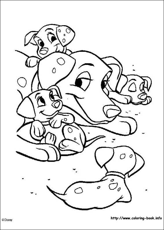 101 Dalmatians coloring picture